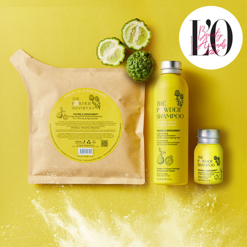 Invigorating & Stimulating Foaming Powder Shampoo for Thinning & Aging Hair 20g Sustainable, Vegan, Plastic-Free
