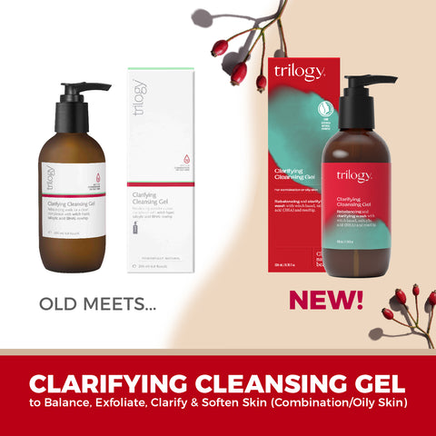Clarifying Cleansing Gel 200ml to Balance, Exfoliate, Clarify & Soften Skin (Combination/Oily Skin)