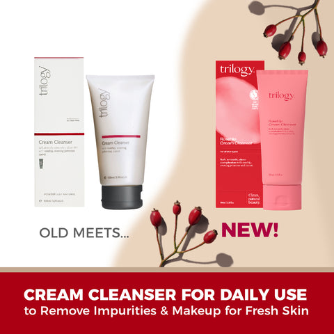 Rosehip Cream Cleanser 100ml for Daily Use to Remove Impurities & Makeup for Fresh Skin (All Skin Types)