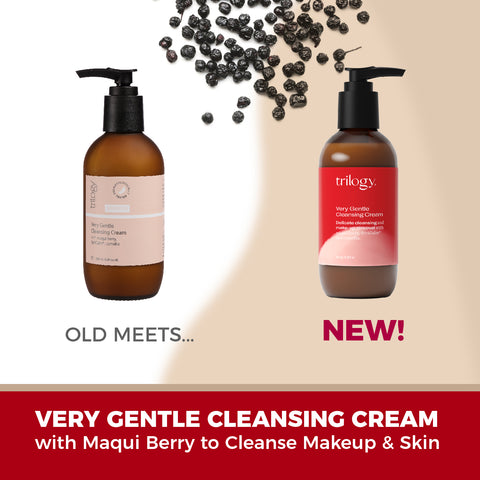 Very Gentle Cleansing Cream 200ml with Maqui Berry to Cleanse Makeup & Skin (Sensitive Skin)