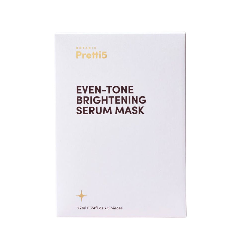 Pretti5 Even-Tone Brightening Serum Mask 22ml x5