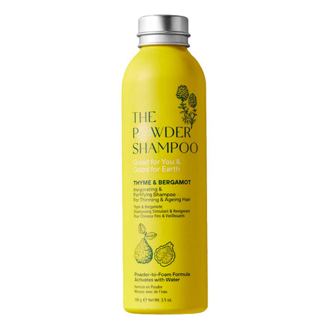 Invigorating & Stimulating Foaming Powder Shampoo 100g for Thinning & Aging Hair Sustainable, Vegan, Plastic-Free