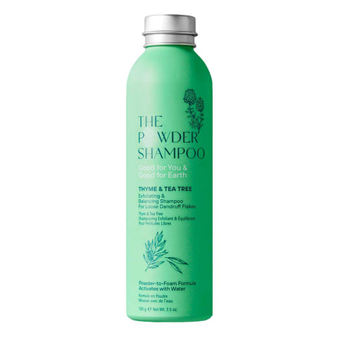 Exfoliating & Balancing Foaming Powder Shampoo 100g for Loose Dandruff Flakes Sustainable, Vegan, Plastic-Free