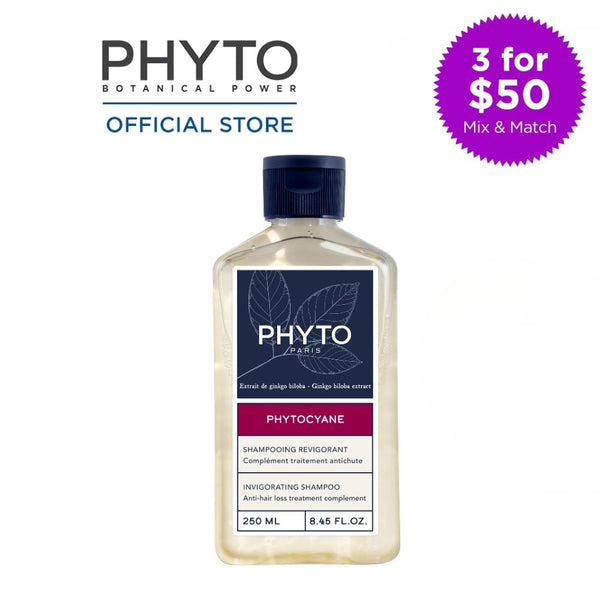 Phytocyane #1 Best-Selling Women's Revitalising and Densifying Treatment Shampoo 250ml for Fuller, Stronger Hair