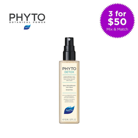 Phytodetox Revitalising Anti-Bacteria Rehab Mist Spray 150ml to cleanse and refresh Scalp and Hair