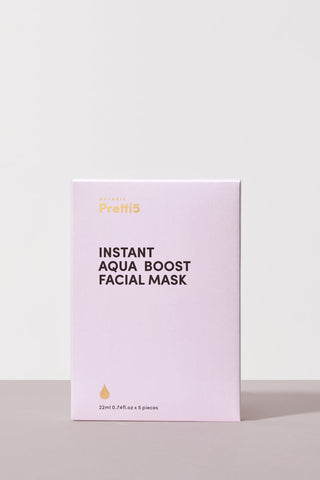 Pretti5 Instant Aqua-Boost Facial Mask 22ml x5