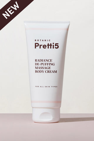 Pretti5 Radiance De-Puffing Massage Body Cream 180g
