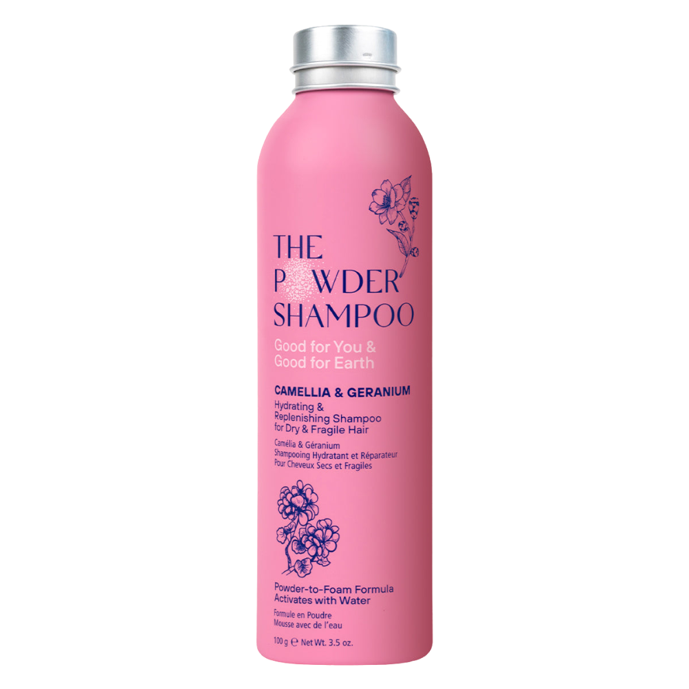 Hydrating & Replenishing Shampoo Powder 100g Aluminum Bottle for Dry & Fragile Hair Sustainable, Vegan, Plastic-Free