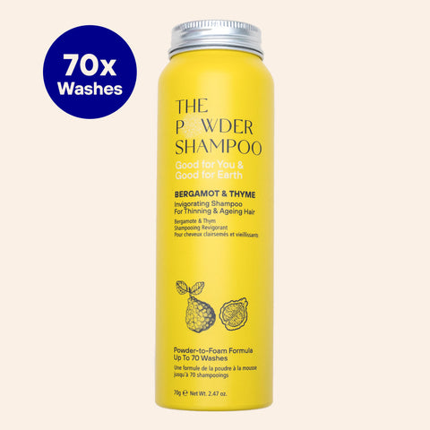 The Powder Shampoo - Invigorating Shampoo For Thinning & Ageing Hair 70g