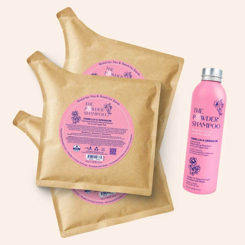 The Powder Shampoo - One Year's Supply - Hydrating & Replenishing Powder Shampoo For Dry & Fragile Hair