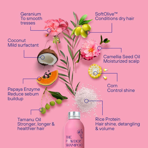 The Powder Shampoo - One Year's Supply - Hydrating & Replenishing Powder Shampoo For Dry & Fragile Hair