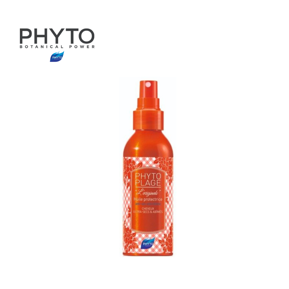 Phytoplage Protective Sun Oil to Protect Hair and Color from UV & Salt for Glossy, Soft Hair 100ml