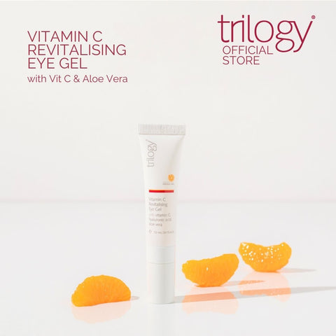 Vitamin C Revitalising Eye Gel 10ml with Aloe Vera to Reduce Puffiness, Brighten & Refresh Eyes