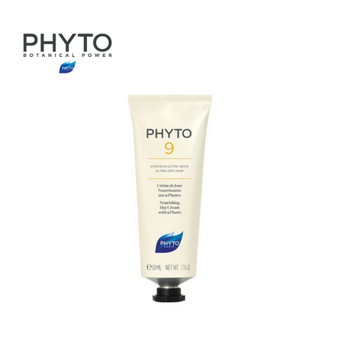 Phyto 9 Moisturizing Day Cream (50ml) for Dry to Ultra Dry Hair for ultimate softness, supple hair
