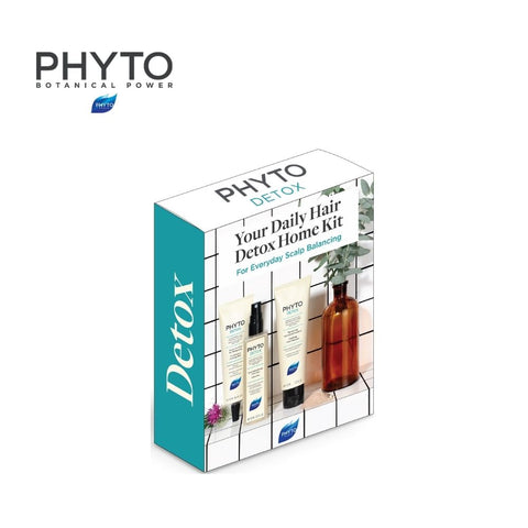 Phytodetox Clarifying & Purifying Regime Set - Shampoo, Mask and Mist Spray for Polluted Scalp and Hair