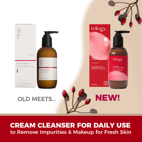 Rosehip Cream Cleanser 200ml for Daily Use to Remove Impurities & Makeup for Fresh Skin (All Skin Types)
