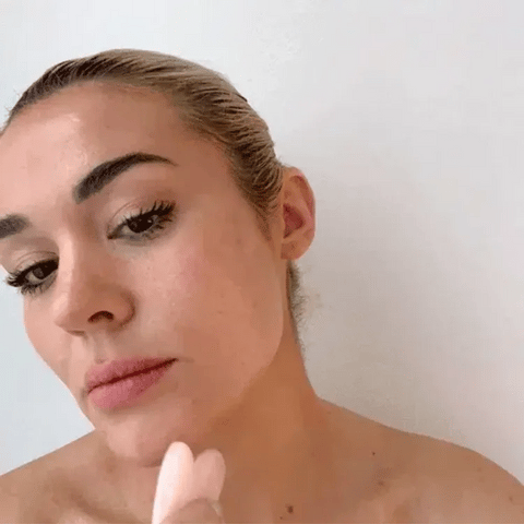 Rose Quartz Facial Massage Tool
